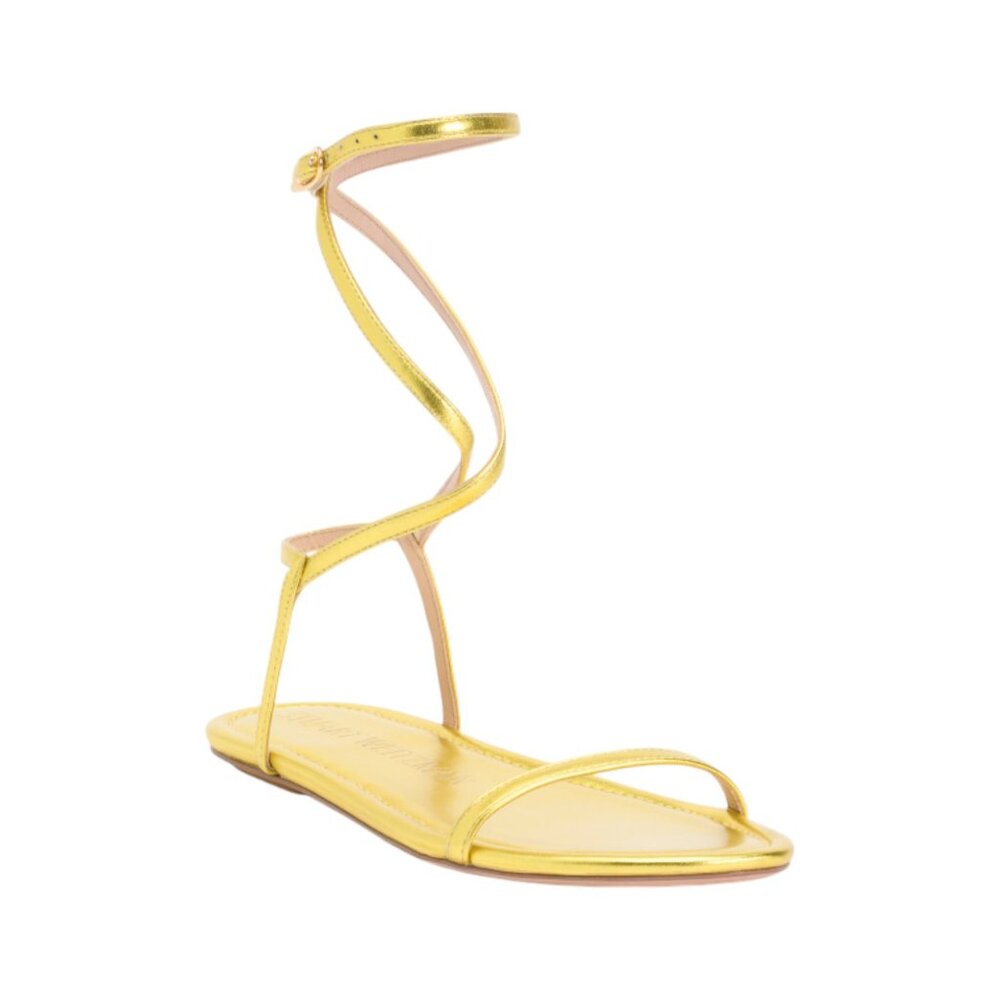 STUART WEITZMAN Leather Flat Sandals